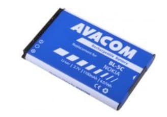 AVACOM BL5C, Batteri, Nokia, 6230, N70, Lithium-Ion (Li-Ion), 1100 mAh, 3,7 V