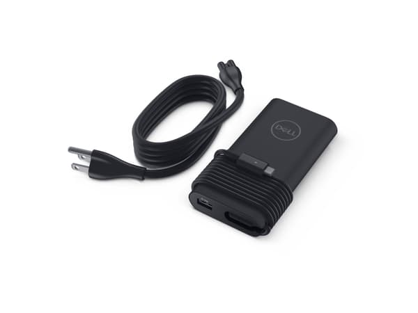 Dell USB-C Power Adapter Plus - Strömadapter - 90 Watt - utgångskontakter: 2 - svart - för Latitude 54XX, 55XX, 7310 2-in-1, 7410, 7410 2-in-1, 94XX