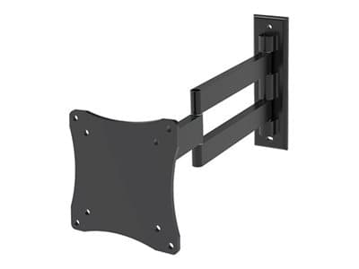 Neomounts FPMA-W830 - Brakett - full bevegelse - for LCD-skjerm - svart - skjermstørrelse: 10"-27" - veggmonterbar