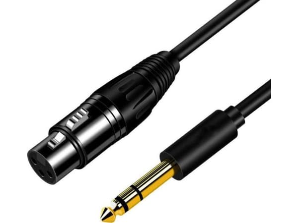 Mozos mikrofonikaapeli 3m XLR - Jack 6.35