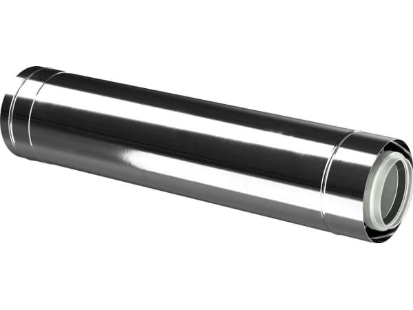 Bosch aftræksrør balanceret DN80/125 rustfrit stål 1 m