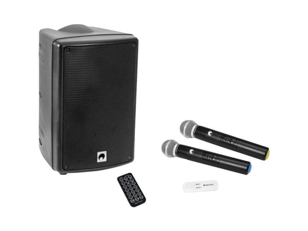 Omnitronic WAMS-08BT MK2, 2-vägs, Golv, Väggfästningsbar, 40 W, 60 W, 90 dB, 106 dB
