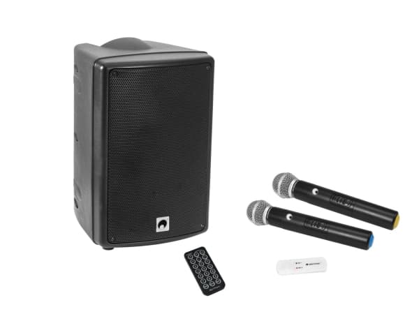 Omnitronic WAMS-08BT MK2, 2-vägs, Golv, Väggfästningsbar, 40 W, 60 W, 90 dB, 106 dB