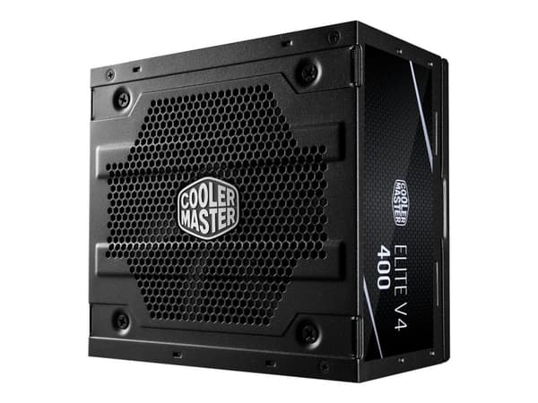 Cooler Master Elite V4 MPE-4001-ACABN - Strømforsyning (intern) - ATX12V 2.41/ EPS12V - 80 PLUS - AC 200-240 V - 400 watt - aktiv PFC - Europa