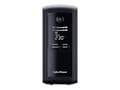 Miniatyrbilde 4 av 5: CyberPower Value Pro VP1200ELCD-FR - UPS - AC 230 V - 720 watt - 1200 VA - enkeltfase - RS-232, USB - utgangskontakter: 4 - svart