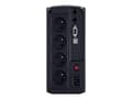 Miniatyrbilde 5 av 5: CyberPower Value Pro VP1200ELCD-FR - UPS - AC 230 V - 720 watt - 1200 VA - enkeltfase - RS-232, USB - utgangskontakter: 4 - svart