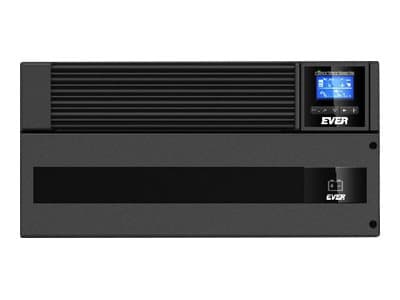 EVER Powerline RT Plus 6000 - UPS (jalustalle asennettava / ulkoinen) - AC 230 V - 6000 Watt - 6000 VA - 1-vaihe - ilman akkua - RS-232, USB - lähtöl