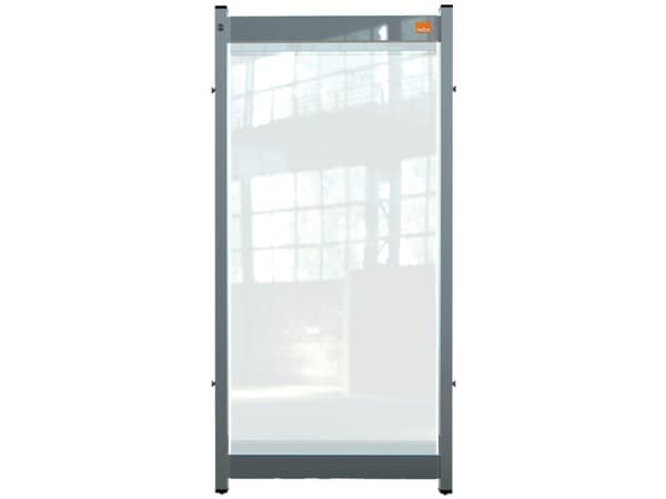 Skrivebordsafskærmning Borddeler SDS i PVC modulær small 40x82 cm