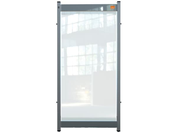 Skrivebordsafskærmning Borddeler SDS i PVC modulær small 40x82 cm