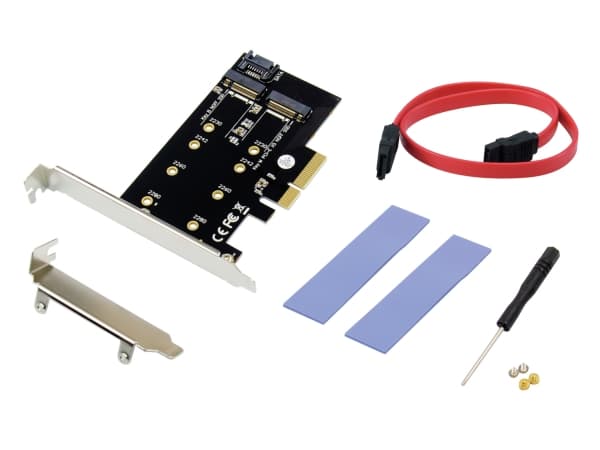 Conceptronic EMRICK04B, PCIe, M.2, PCIe 3.0, Passiv, Kina, JMB585