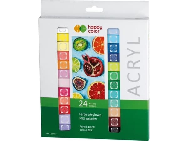 Happy Color Acrylic paint 12ml 24 colors HAPPY COLOR