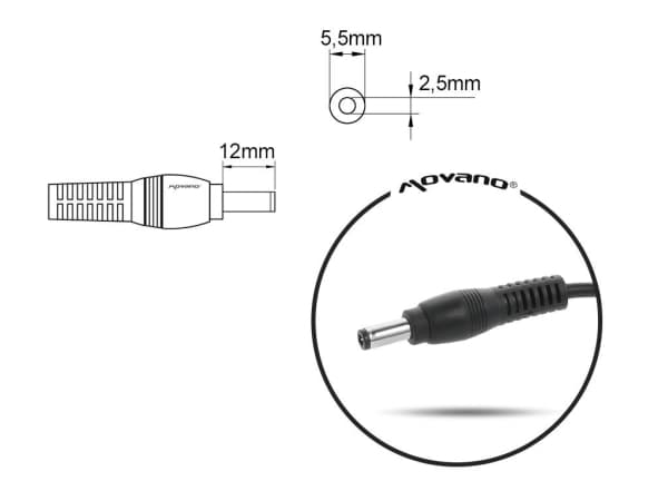 Mitsu 19V 4.74A (5.5x2.5) AC adapter for Asus, Toshiba, MSI, Packard Bell notebook computer