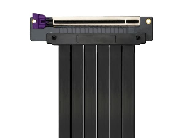 Cooler Master Riser Cable Ver. 2 - PCI Express x16-kabel - PCI Express (hun) vinklet til PCI Express (hann) - 20 cm - stigerør - svart