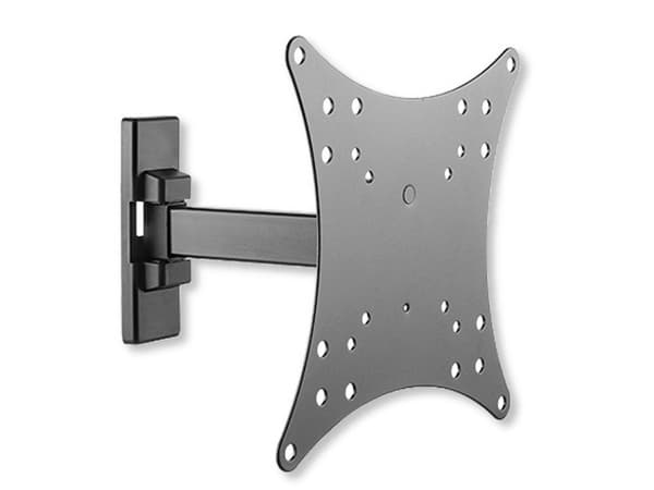 Techly ICA-LCD 2901E, 58,4 cm (23"), 106,7 cm (42"), 75 x 75 mm, 200 x 200 mm, -10 - 3°, Musta