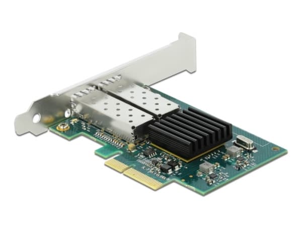 Delock - Nettverksadapter - PCIe x4 lav profil - Gigabit SFP x 2