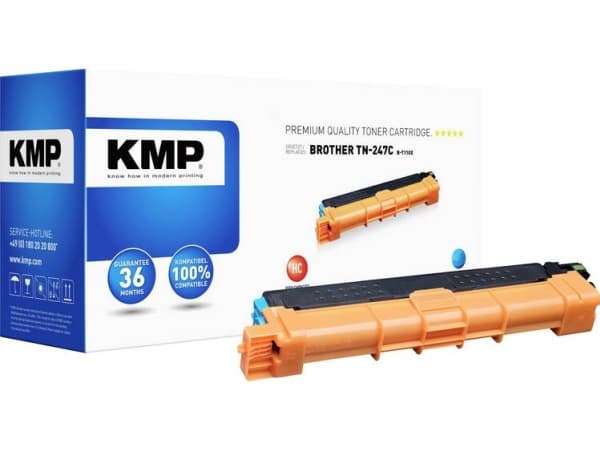 KMP B-T110X, 2300 sider, Cyan, 1 stykker
