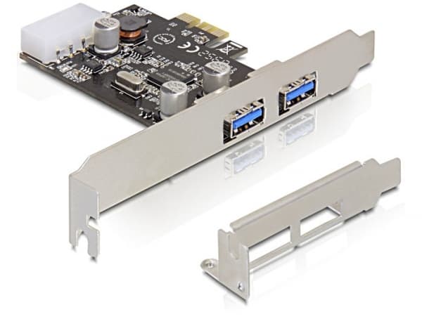 Delock - USB-adapter - PCIe - USB 3.2 Gen 1 x 2 Sølv
