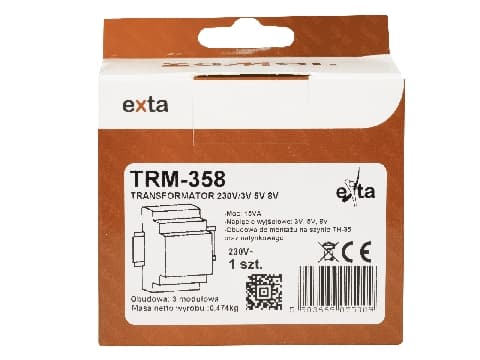 Zamel Transformator 2305/8V AC 15VA TRM-358