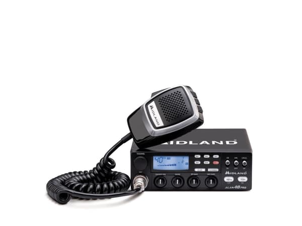 Midland Alan 48 Pro, MURS (Multi-Use Radio Service), 400 kanaler, 26.565 - 27.99125 MHz, LCD, 50 mm, 150 mm