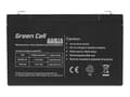 Miniatyrbilde 5 av 5: Green Cell - UPS-batteri - 1 x batteri - Sealed Lead Acid (SLA) - 10 Ah - svart