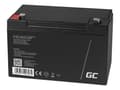 Miniatyrbilde 1 av 5: Green Cell - UPS-batteri - 1 x batteri - Sealed Lead Acid (SLA) - 10 Ah - svart