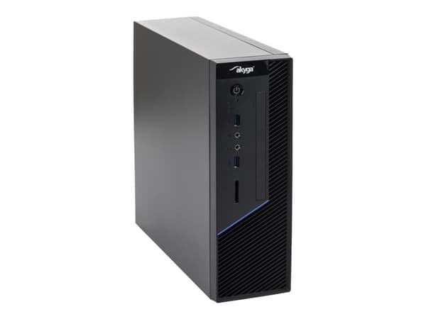 Akyga AK-202-01BK, Small Form Factor (SFF), PC, Musta, Mini-ITX, Galvanoitu teräs, Koti /Toimisto