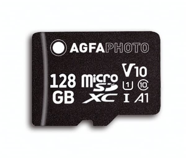 AgfaPhoto MicroSDXC UHS-I 128GB High Speed Class 10 U1 V10 (10583)