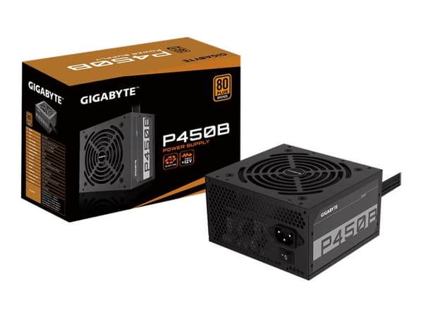 Gigabyte P450B - Strømforsyning (intern) - ATX12V 2.31 - 80 PLUS Bronze - AC 100-240 V - 450 watt - aktiv PFC