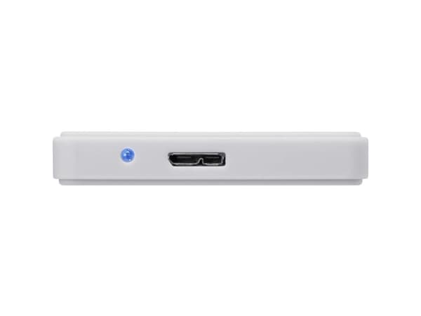 Renkforce RF-4505644, HDD/SSD-kapsling, 2,5", SATA, Serial ATA II, Serial ATA III, 5 Gbit/s, USB-tilkobling, Hvit