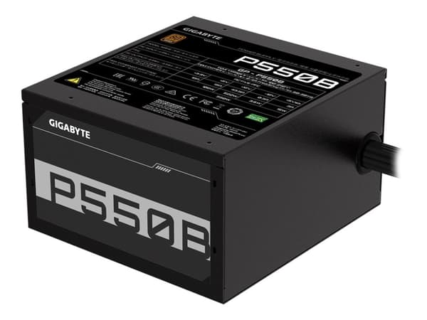 Gigabyte P550B - Nätaggregat (intern) - ATX12V 2.31 - 80 PLUS Bronze - AC 100-240 V - 550 Watt - aktive PFC