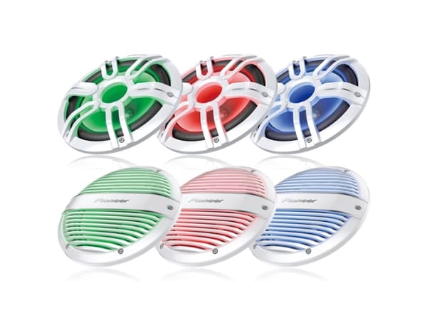 Pioneer Audio RGB Color Illumination LED Light Kit till 10 tommers subwoofer