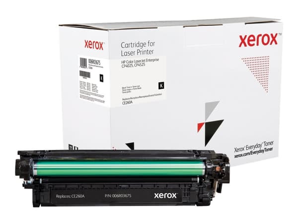 Everyday - Svart - kompatibel - tonerpatron (alternativ for: HP CE260A) - for HP Color LaserJet Enterprise CM4540, CP4025, CP4525