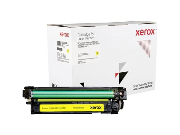 Everyday Keltainen -värikasetti Xeroxilta, HP CE402A -yhteensopiva, 6000 sivua- (006R03686), 6000 sivua, 6000 sivua, Keltainen, 1 kpl