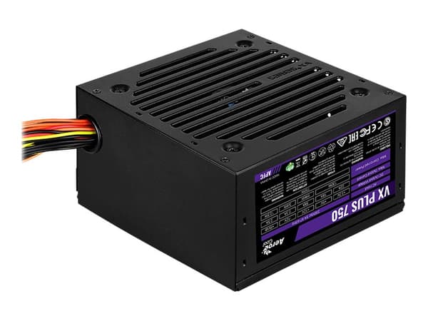 AeroCool VX PLUS 750 - Strømforsyning (intern) - ATX12V 2.3 - AC 230 V - 750 watt - aktiv PFC