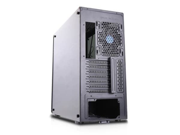 Cooltek CT VIER, Midi Tower, PC, Sort, ATX, Micro ATX, Mini-ITX, Glass, Plast, Stål, Rød