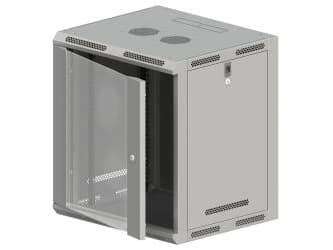 Alantec SW-15U-600-600-N-DSJ-OP-RP-B-S, Seinään asennettava laitekehikko, 15U, 50 kg, Harmaa