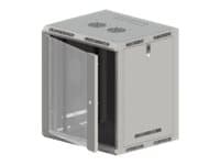 ALANTEC - Skåp - väggmonterbart - grått - 15U - 19"