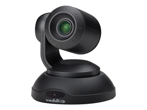 Vaddio ConferenceSHOT 10 - Konferansekamera - PTZ - farge - 2,4 MP - LAN - USB 3.0 - H.264 - DC 12 V Sort, Sølv