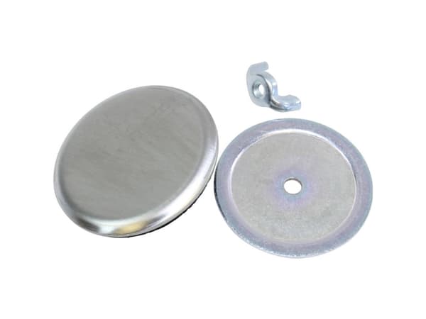 Hammond Electronics Hulpropper Rustfrit stål Rustfrit stål (Ø x H) 56 mm x 20 mm 1 stk