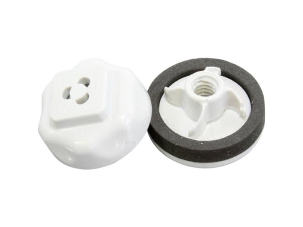 Hammond Electronics Hulpropper Polykarbonat Lysegrå (Ø x H) 28 mm x 12 mm 1 stk