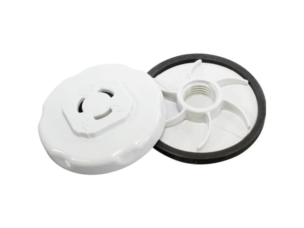 Hammond Elektroniikkapistokkeet Polykarbonaatti Vaaleanharmaa (Ø x K) 64 mm x 22 mm 1 kpl