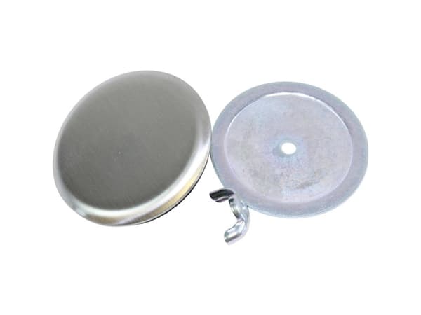 Hammond Electronics Hulpropper Rustfrit stål Rustfrit stål (Ø x H) 64 mm x 22 mm 1 stk