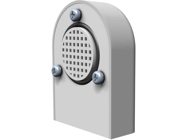 Hammond Electronics Beluftningsventil Polykarbonat Lysegrå (L x B x H) 28 x 51 x 69 mm 1 stk