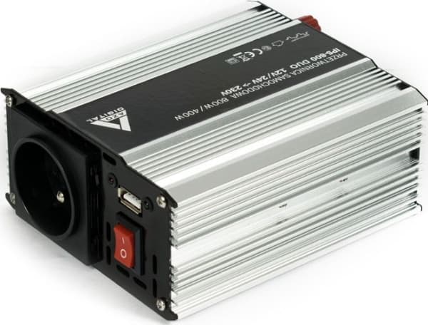 AZO Digitaalinen muunnin Auton jännitteen muunnin 12 VDC/24 VDC/230 VAC IPS-800 800W DUO
