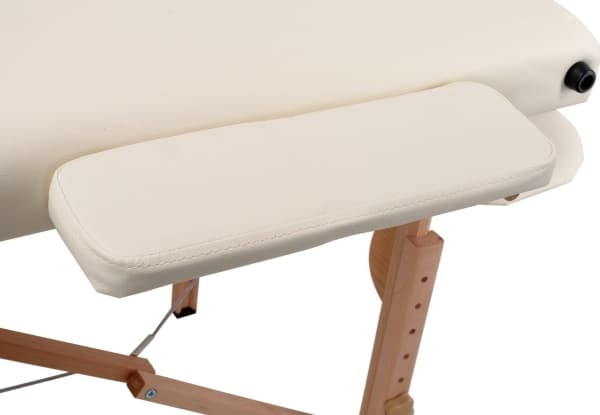 Bodyfit Massagebord, 3-segmentssäng i trä XXL universal (580)