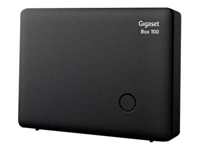 Gigaset Box 100 - Basstation för trådlös telefon - ECO DECT\GAP - svart Svart