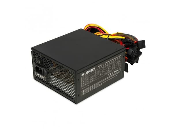 iBOX Aurora - Strømforsyning (intern) - ATX12V 2.03/ EPS12V - AC 200-240 V - 500 watt - aktiv PFC