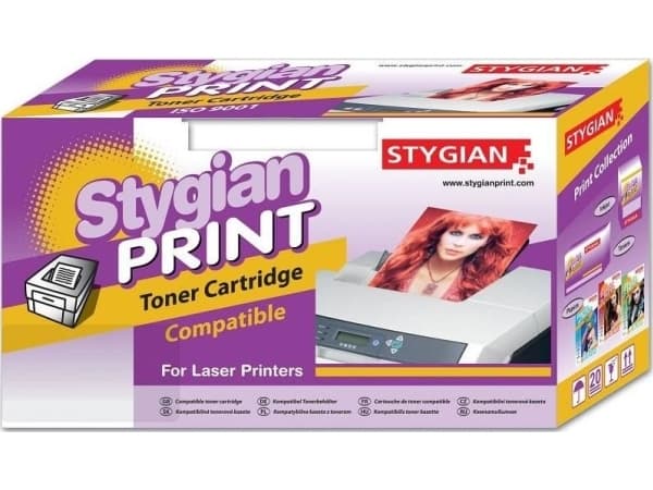 Stygian musta korvaava Q2612A väriaine (STYGQ2612A)