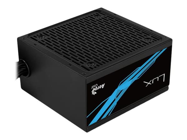 Aerocool LUX750, 750 W, 220 - 240 V, 50 - 60 Hz, 5 A, Aktiivinen, 120 W musta