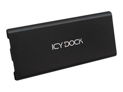 Icy Dock MB861U31-1M2B, SSD-kotelo, M.2, M.2, 10 Gbit/s, USB-liitettävyys, Musta